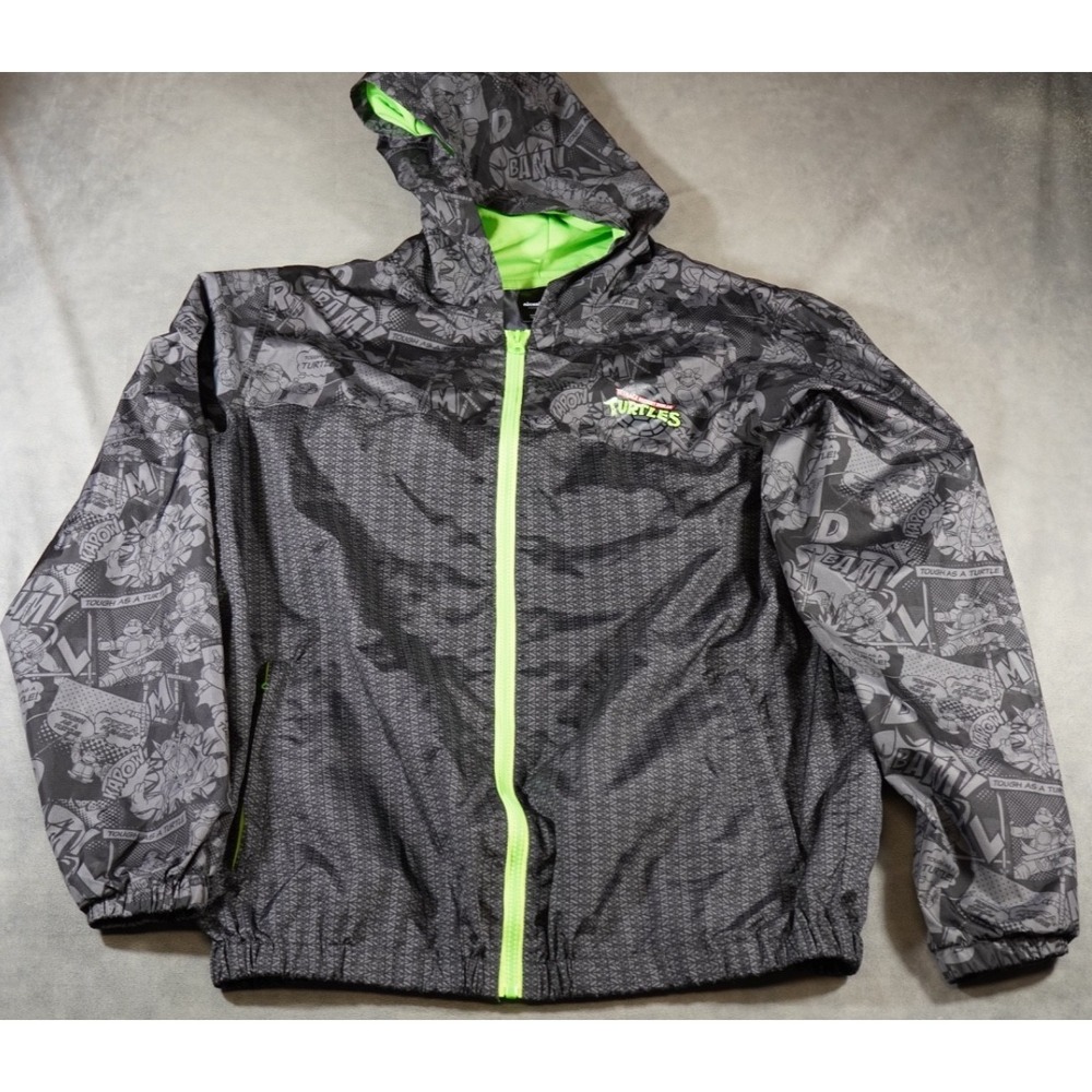 Nickelodeon Teenage Mutant Ninja Turtles TMNT Hooded Jacket‎ Adult Large Gray